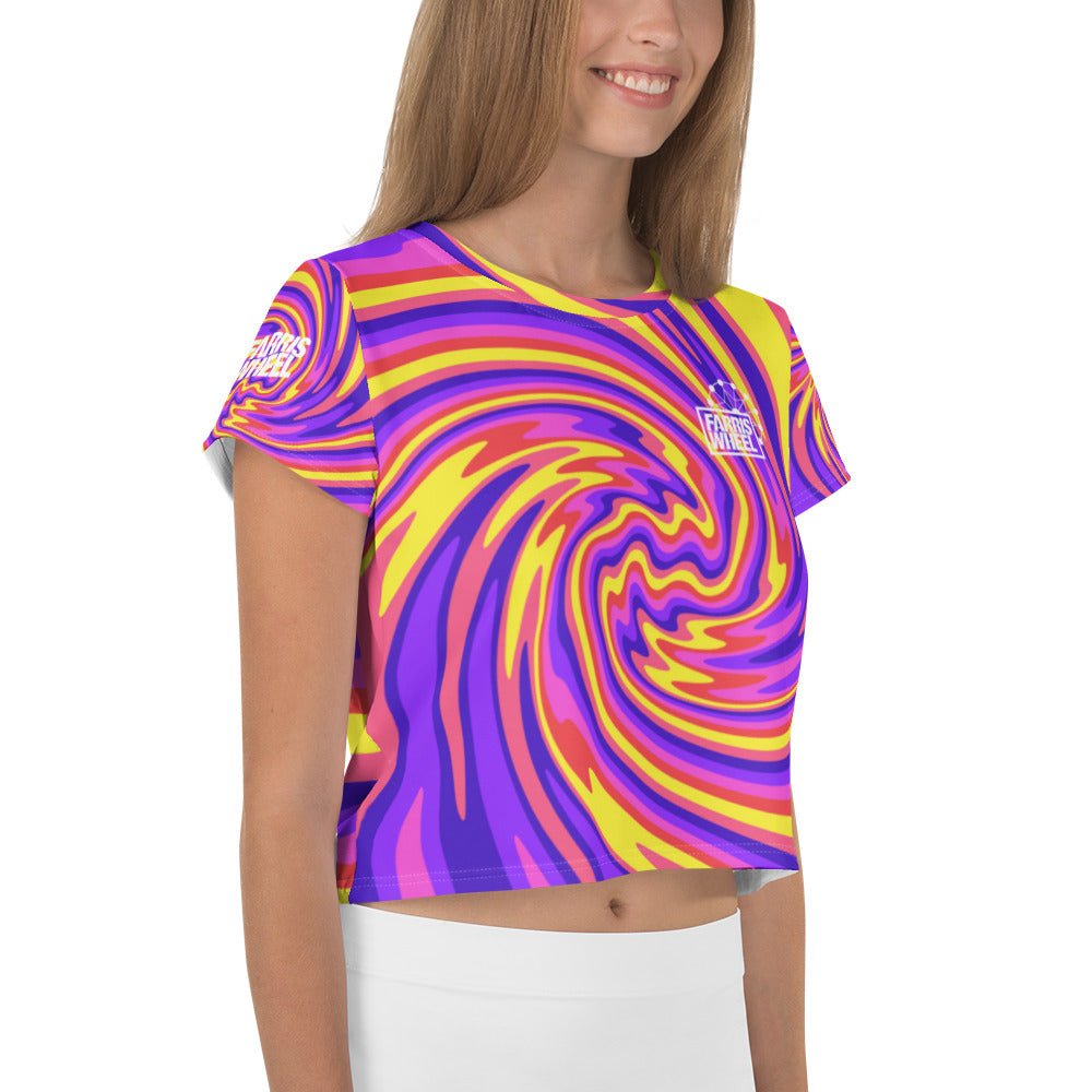 Farris Wheel Funky Carnival Crop Tee - BeExtra! Apparel & More