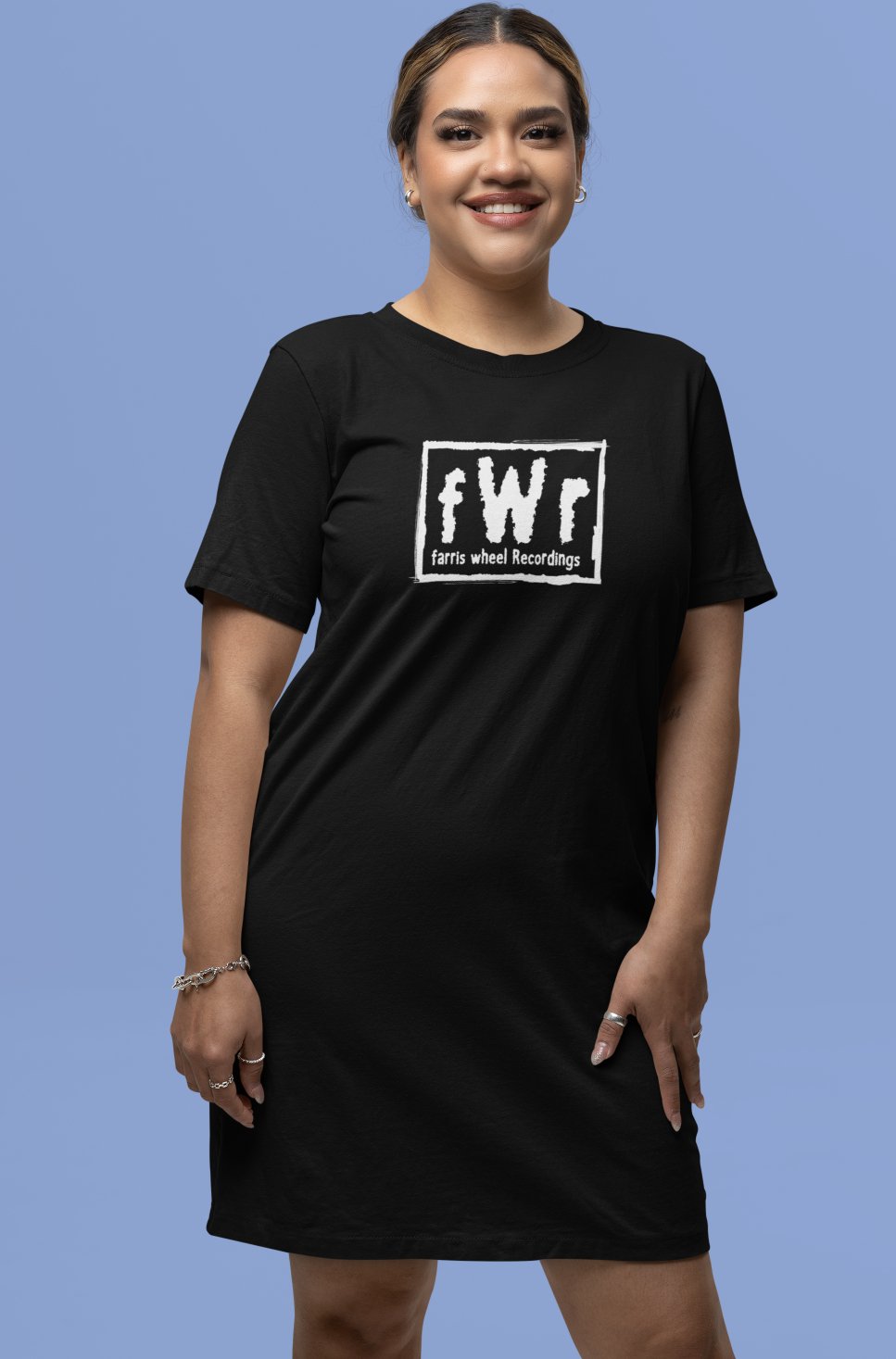 Farris Wheel fWr Organic Cotton T-Shirt Dress - BeExtra! Apparel & More