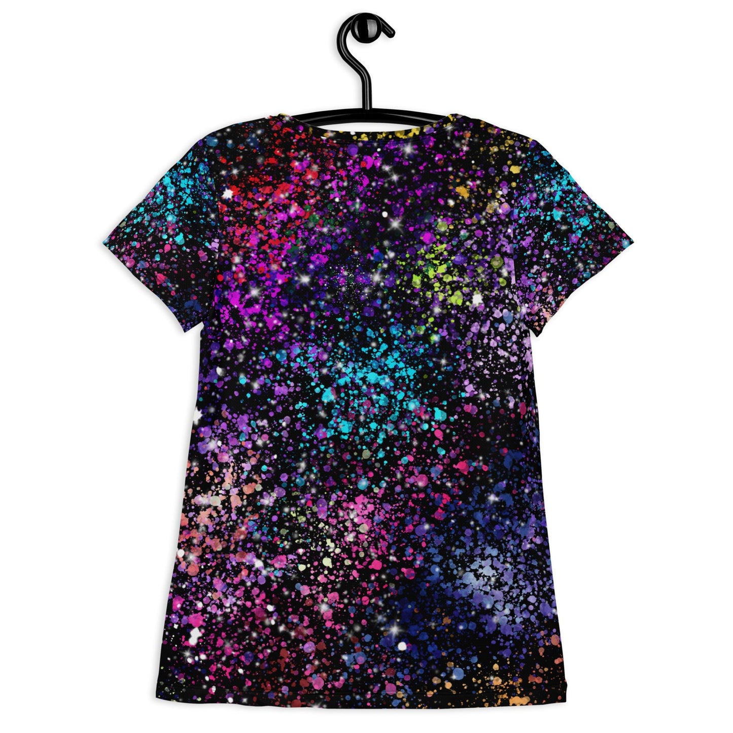 Farris Wheel Galaxy Women's Athletic T-shirt - BeExtra! Apparel & More