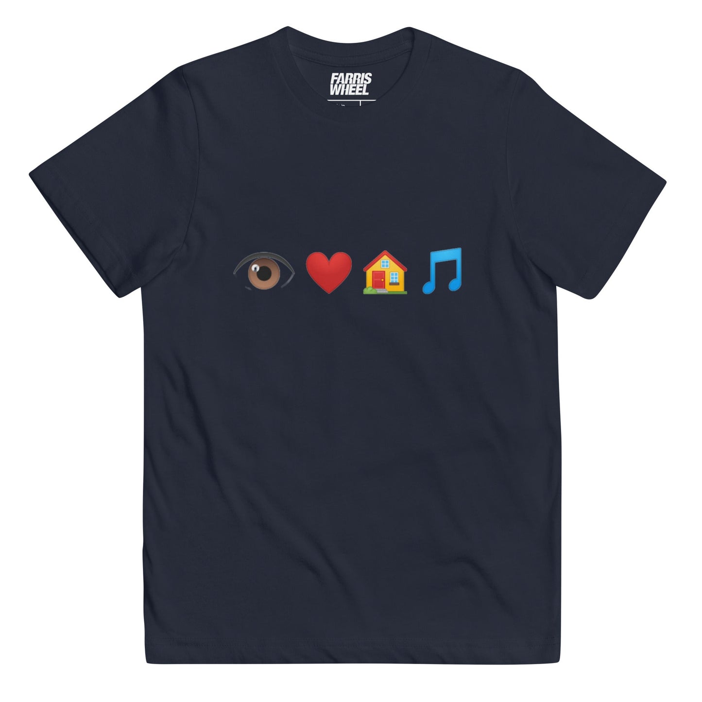 Farris Wheel Kids Emoji Jersey T-shirt - BeExtra! Apparel & More