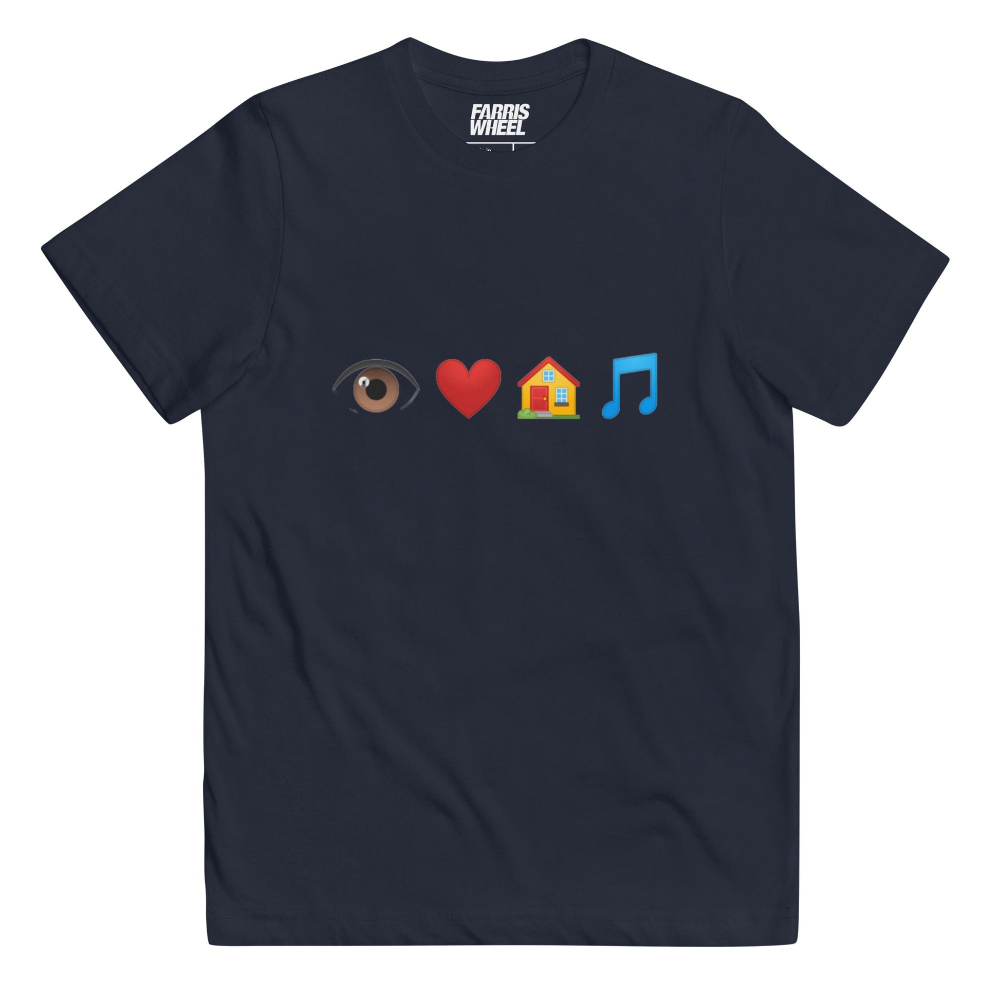 Farris Wheel Kids Emoji Jersey T-shirt - BeExtra! Apparel & More