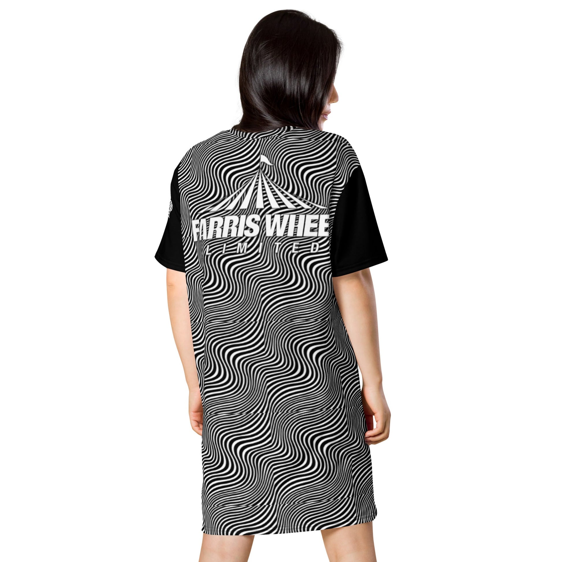 Farris Wheel Limited T-Shirt Dress - BeExtra! Apparel & More
