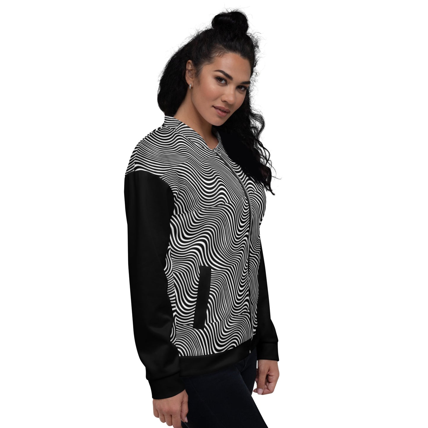 Farris Wheel Limited Trippy Unisex Bomber Jacket - BeExtra! Apparel & More