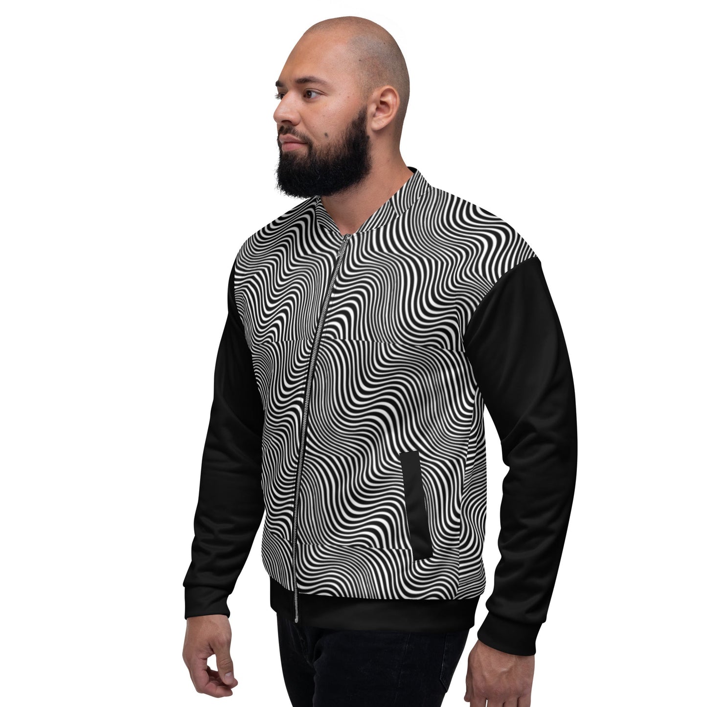 Farris Wheel Limited Trippy Unisex Bomber Jacket - BeExtra! Apparel & More