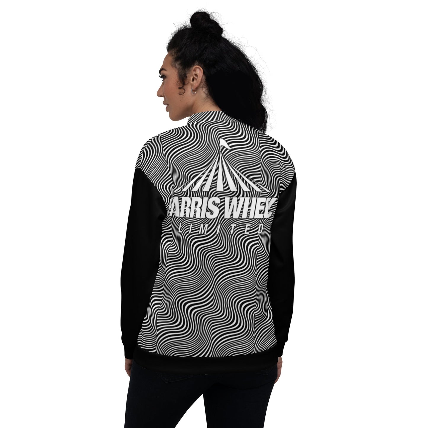 Farris Wheel Limited Trippy Unisex Bomber Jacket - BeExtra! Apparel & More