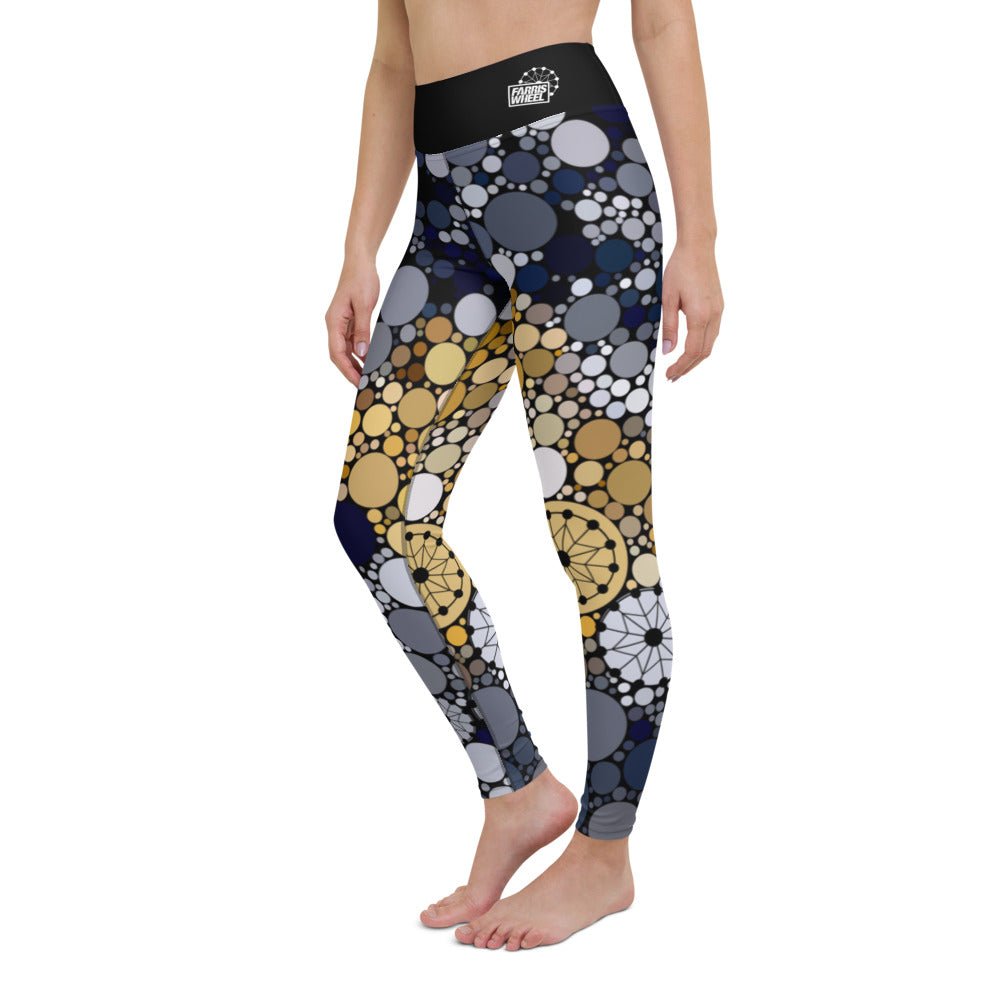 Farris Wheel Lunar Yoga Leggings - BeExtra! Apparel & More