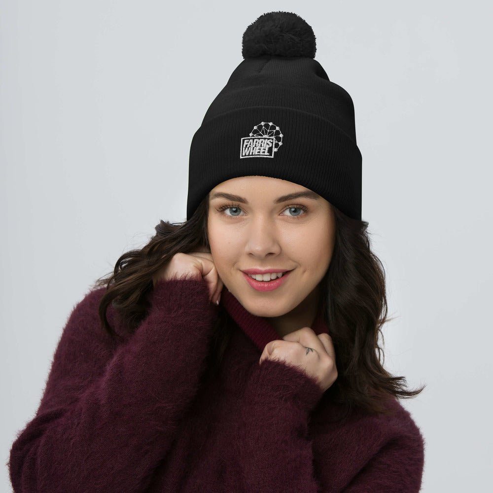 Farris Wheel Pom-Pom Beanie - BeExtra! Apparel & More