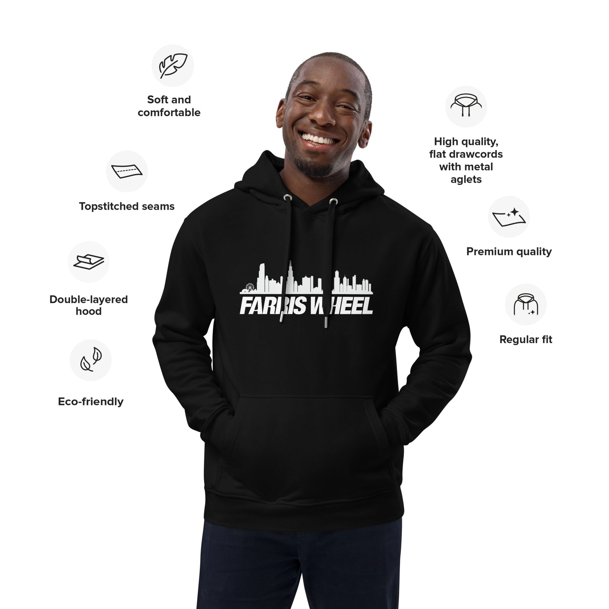 Farris Wheel Premium Eco Hoodie - BeExtra! Apparel & More