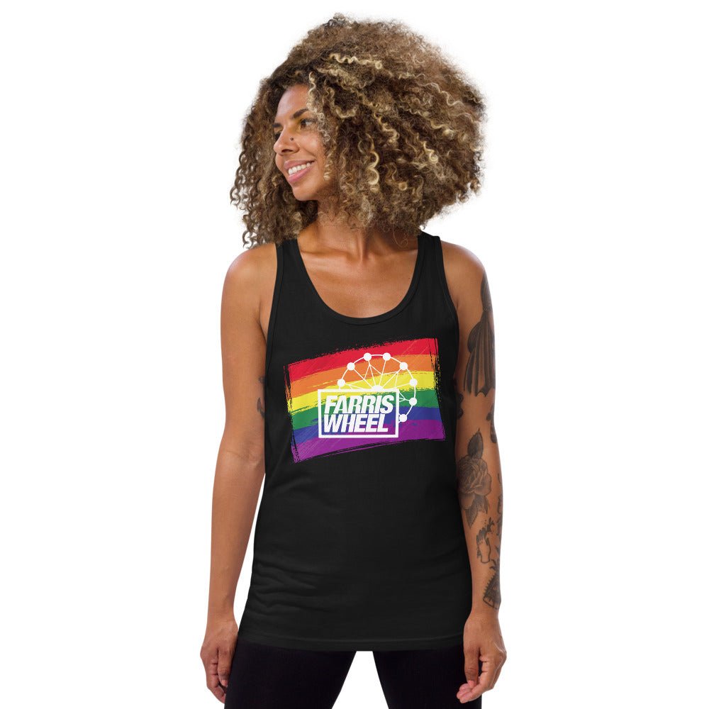 Farris Wheel Pride Unisex Soft Tank Top - BeExtra! Apparel & More