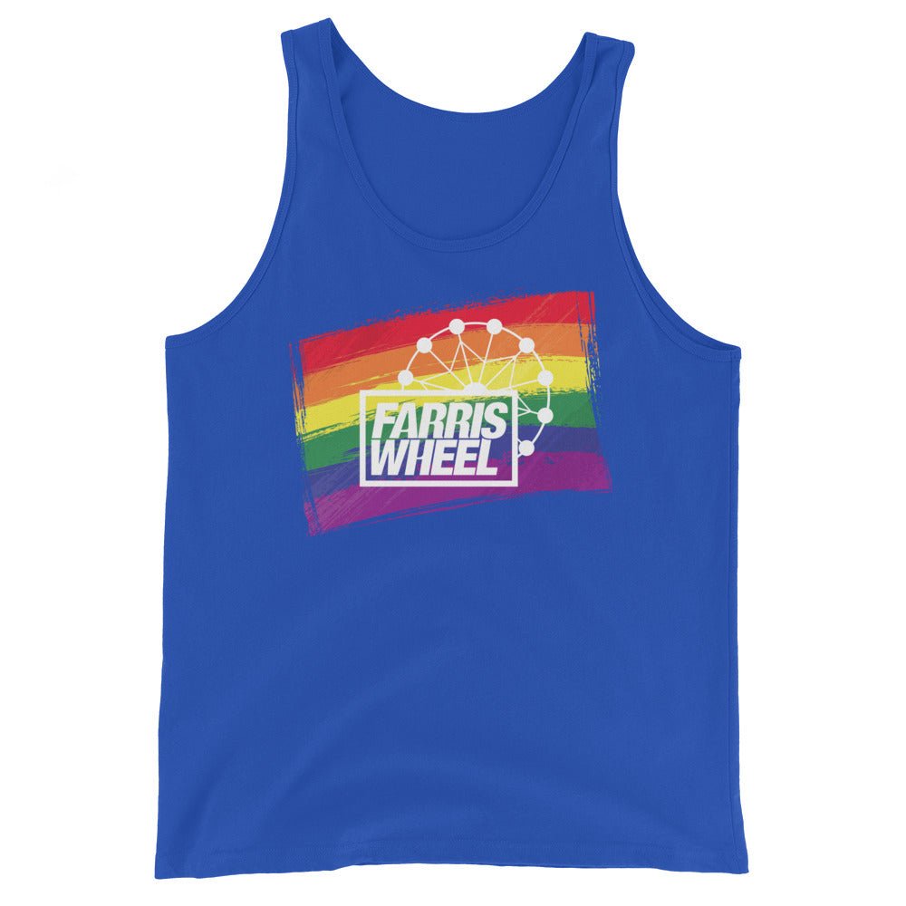 Farris Wheel Pride Unisex Soft Tank Top - BeExtra! Apparel & More