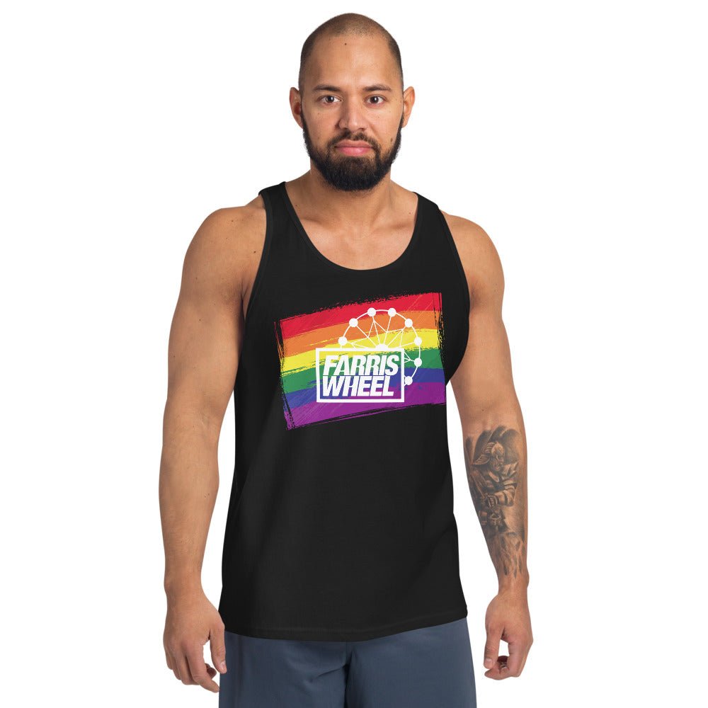 Farris Wheel Pride Unisex Soft Tank Top - BeExtra! Apparel & More