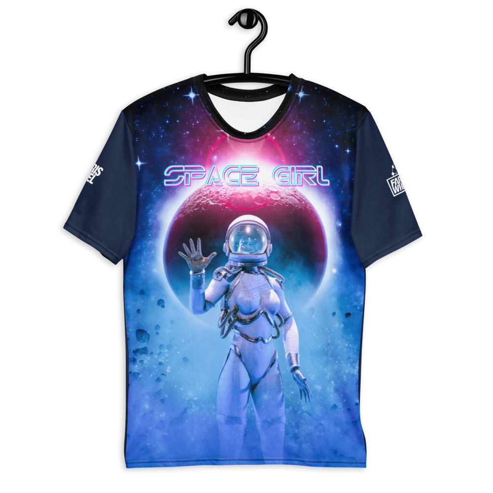 Farris Wheel Space Girl Men's T-shirt - BeExtra! Apparel & More