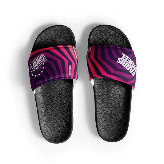 Farris Wheel Swirl Men’s Slides - BeExtra! Apparel & More