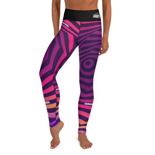 Farris Wheel Swirl Trippy Yoga Leggings - BeExtra! Apparel & More