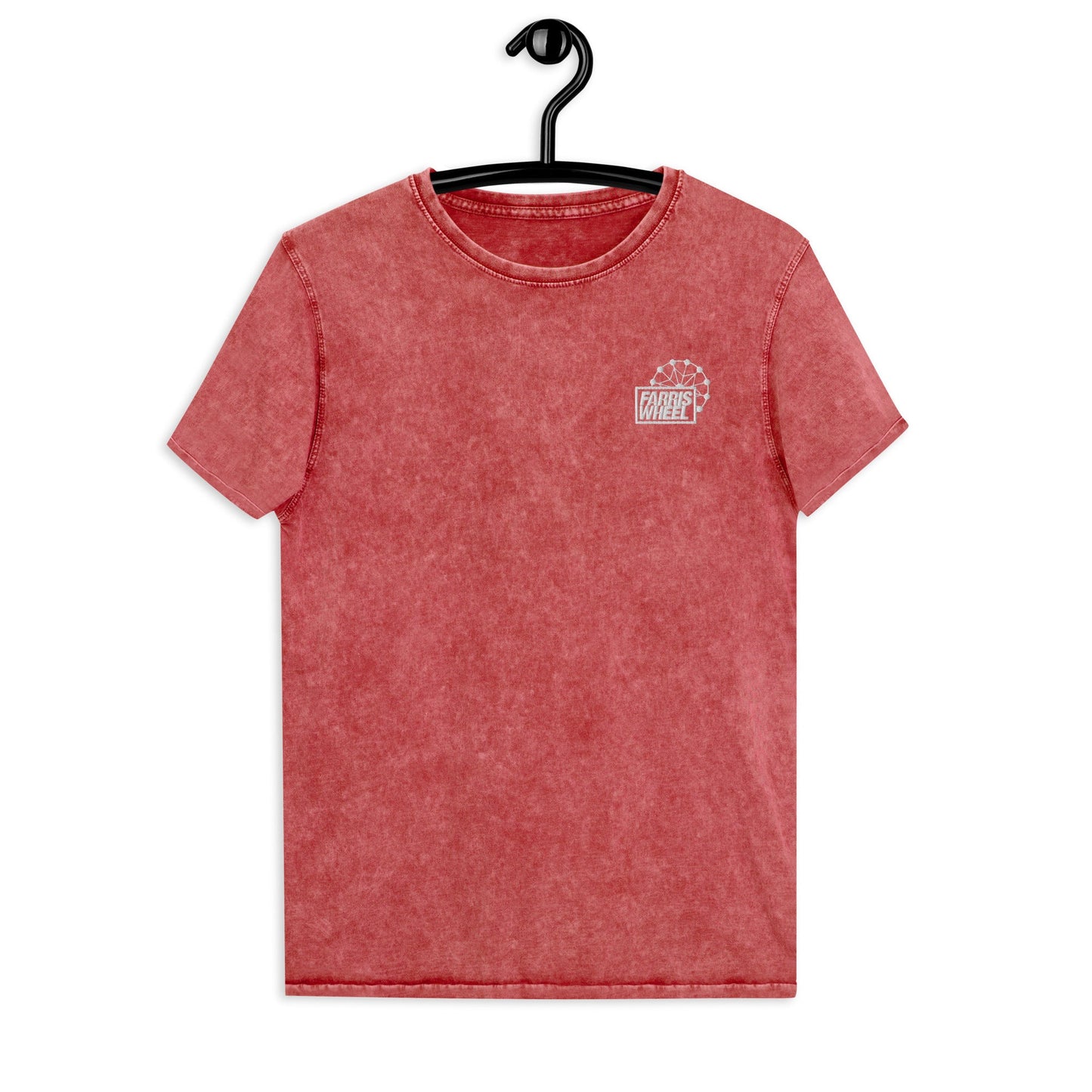 Farris Wheel Unisex Acid Wash Denim T-Shirt - BeExtra! Apparel & More