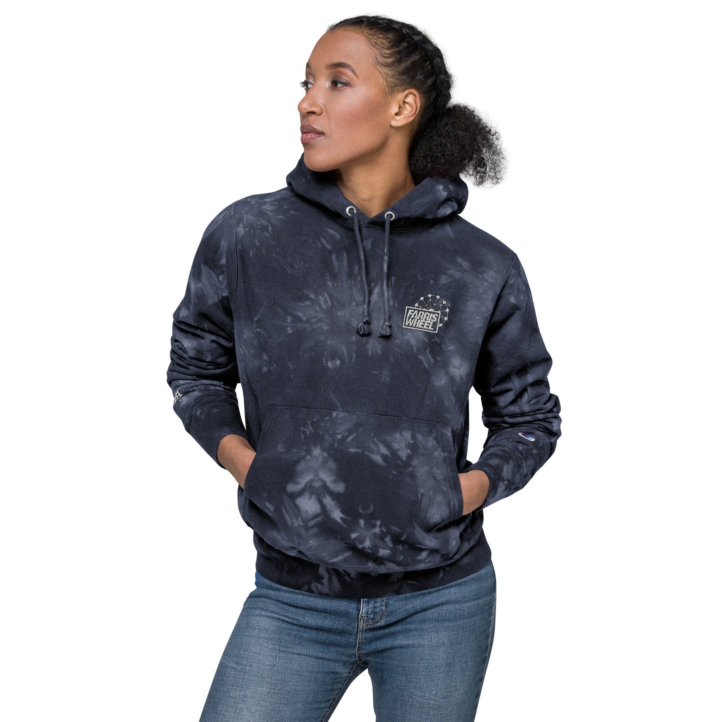 Farris Wheel Unisex Champion Tie-dye Hoodie - BeExtra! Apparel & More