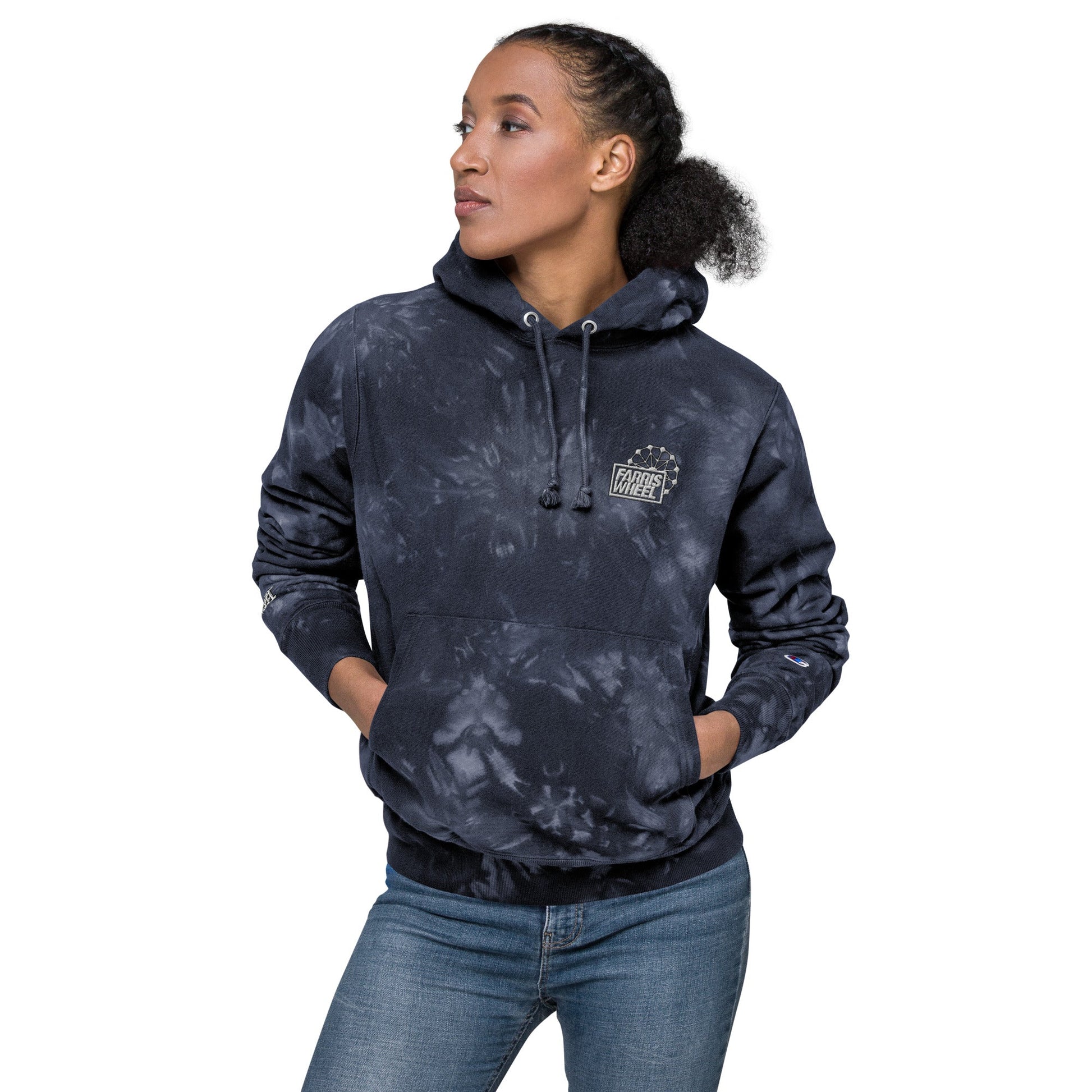 Farris Wheel Unisex Champion Tie-dye Hoodie - BeExtra! Apparel & More