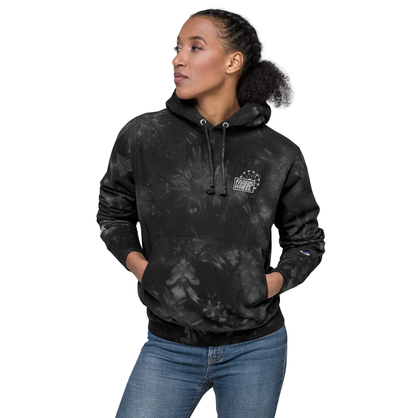 Farris Wheel Unisex Champion Tie-dye Hoodie - BeExtra! Apparel & More