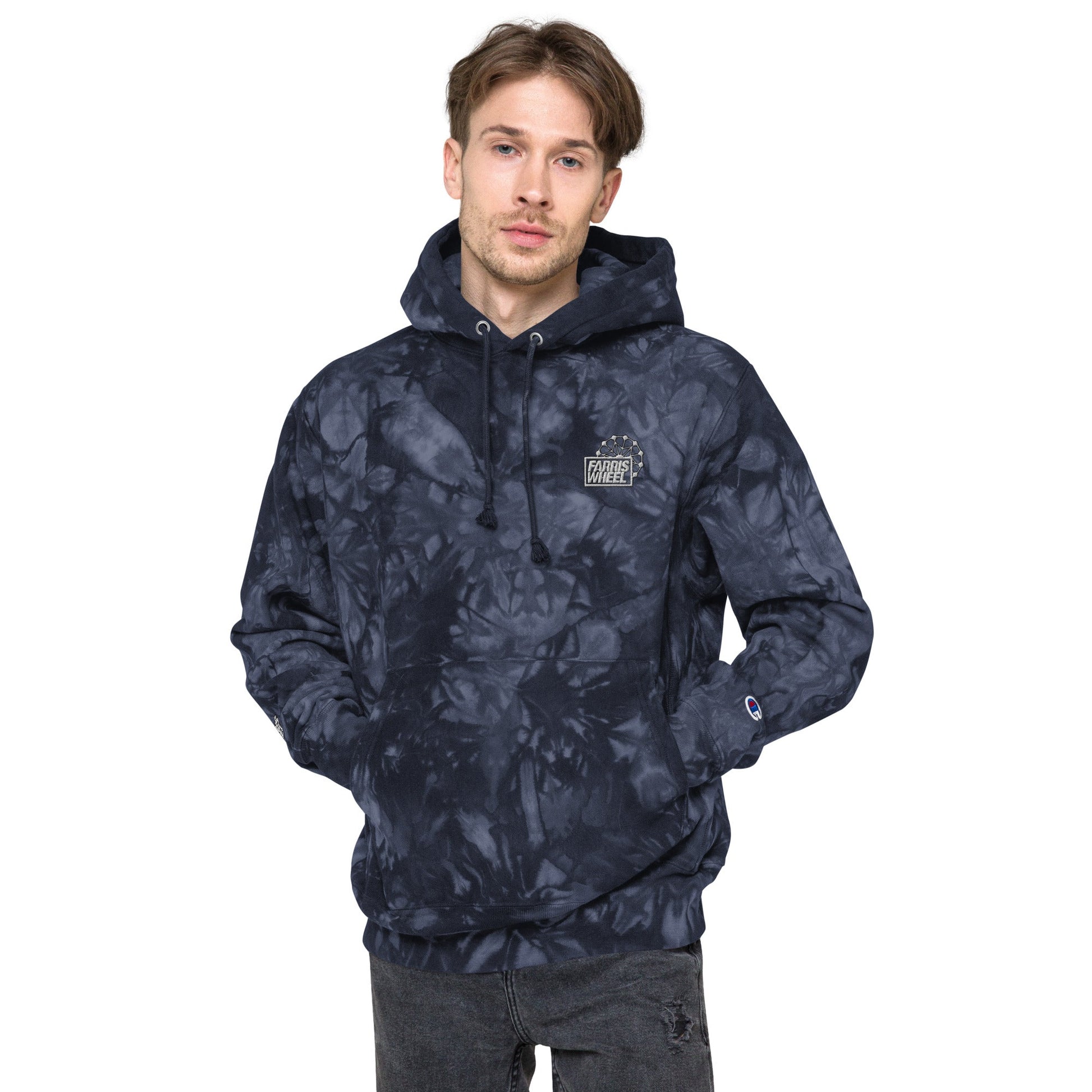 Farris Wheel Unisex Champion Tie-dye Hoodie - BeExtra! Apparel & More