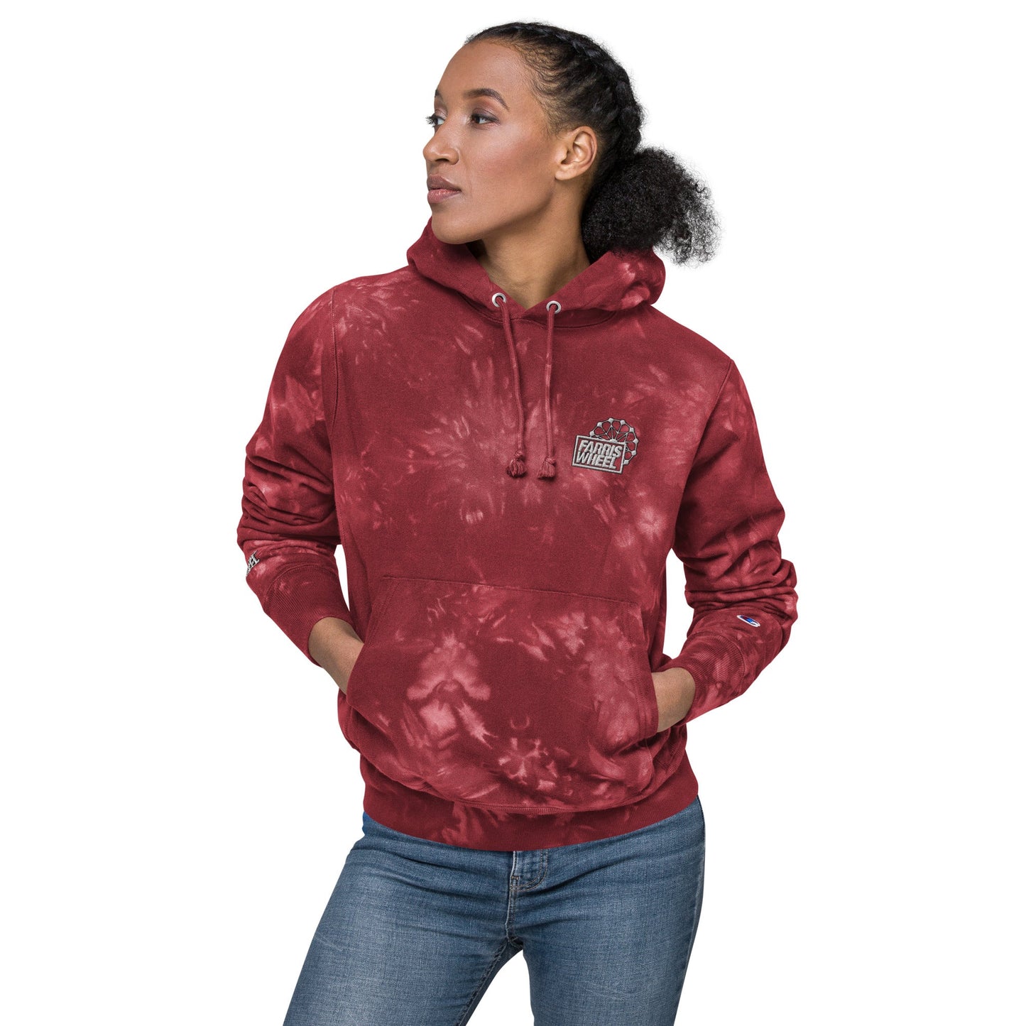 Farris Wheel Unisex Champion Tie-dye Hoodie - BeExtra! Apparel & More