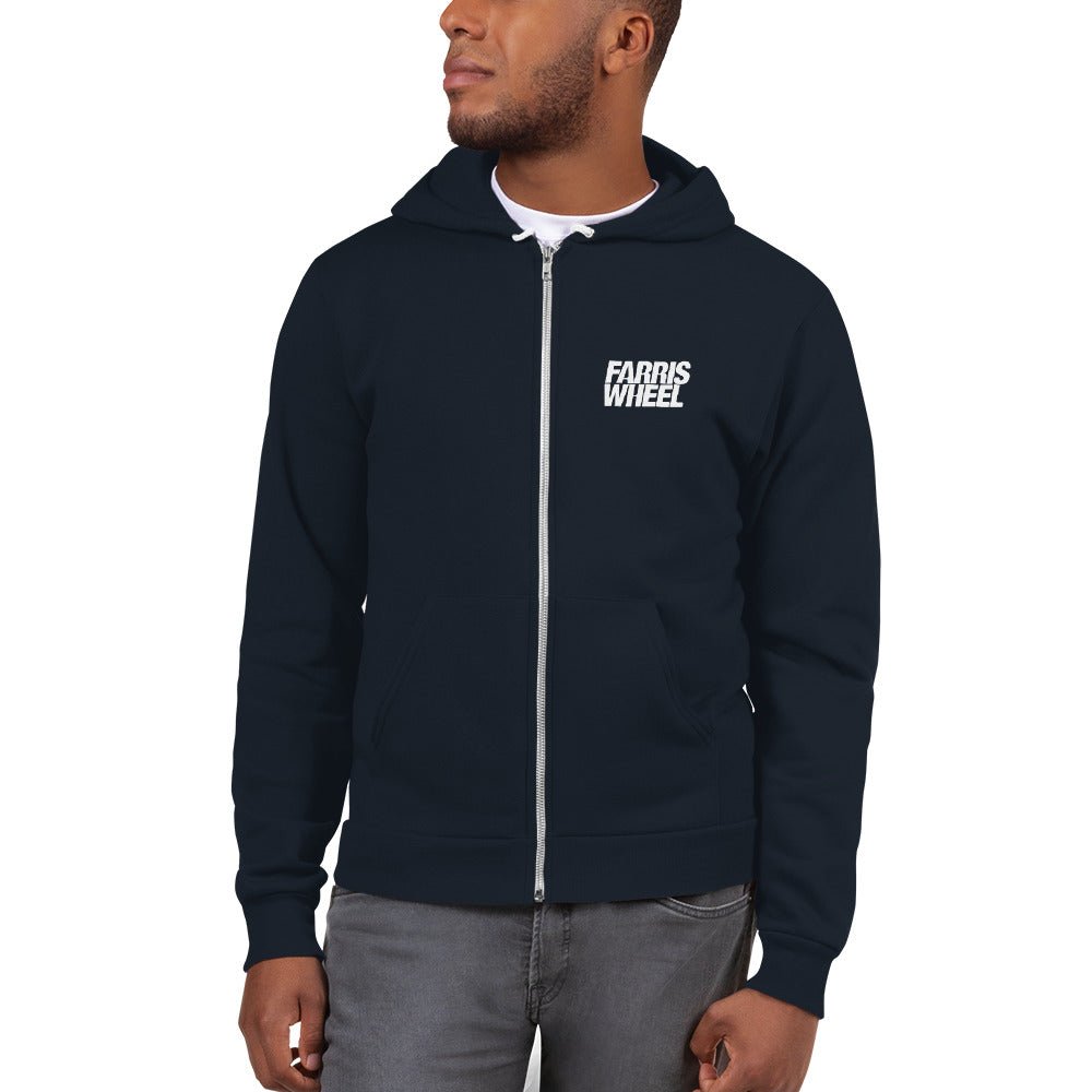 Farris Wheel Unisex Zip-up Hoodie - BeExtra! Apparel & More
