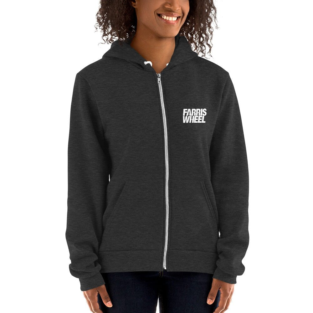 Farris Wheel Unisex Zip-up Hoodie - BeExtra! Apparel & More