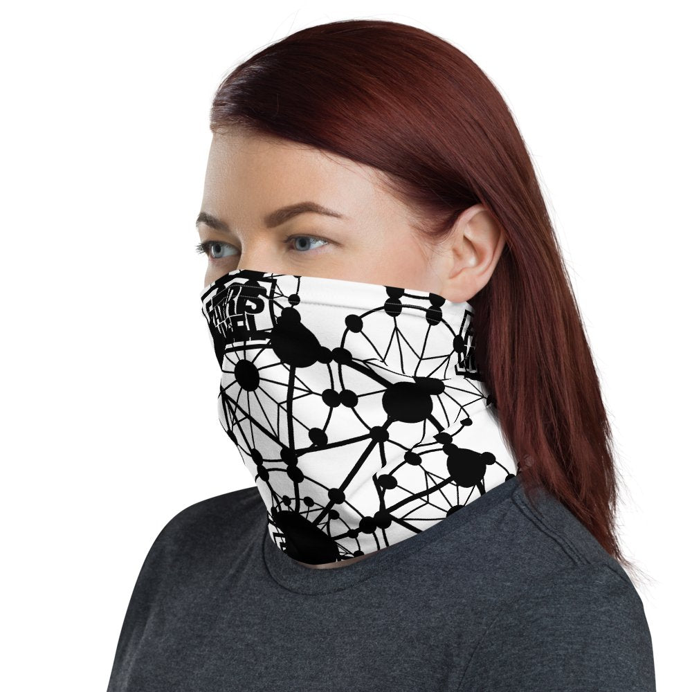Farris Wheel White Neck Gaiter - BeExtra! Apparel & More