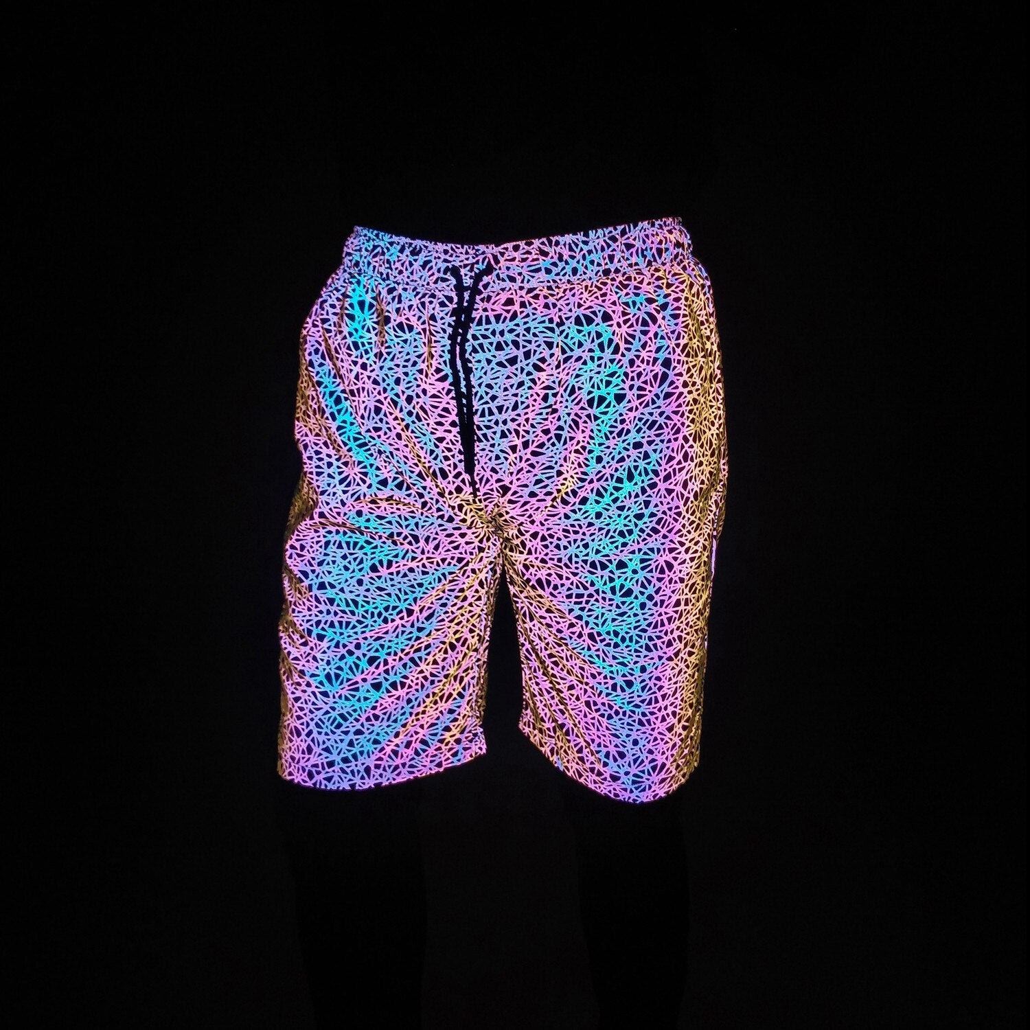 Festival Reflective Men's Shorts - BeExtra! Apparel & More