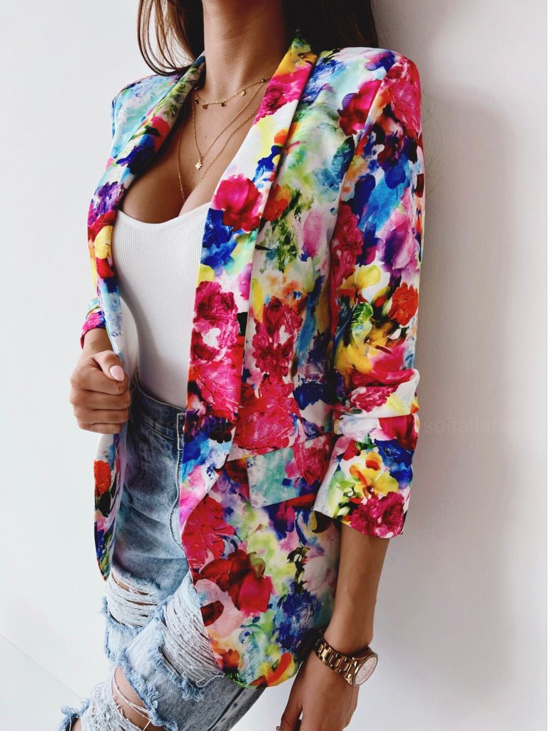 Floral Affair Women's Blazer - BeExtra! Apparel & More