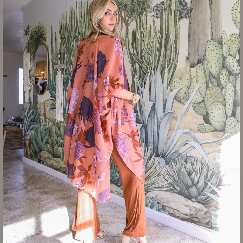 Floral California Summer Kimono - BeExtra! Apparel & More