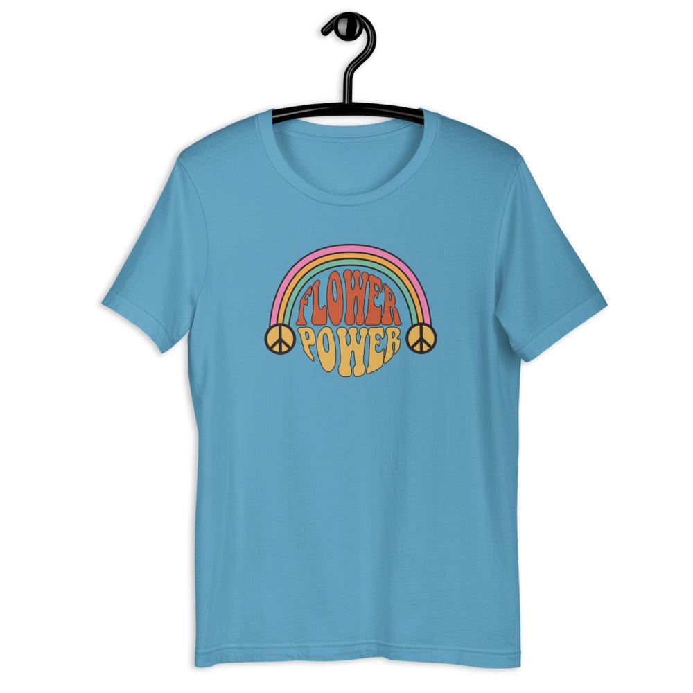 Flower Power Short-Sleeve Unisex T-Shirt - BeExtra! Apparel & More