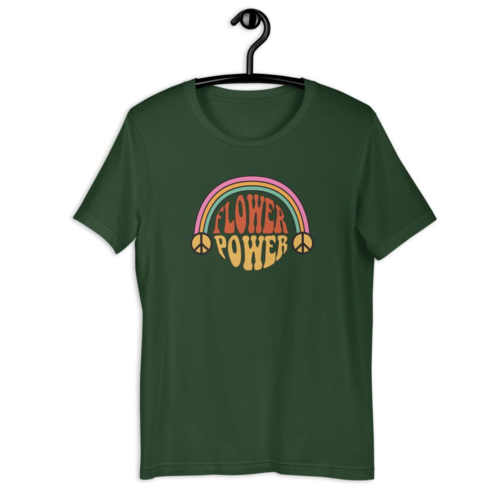 Flower Power Short-Sleeve Unisex T-Shirt - BeExtra! Apparel & More