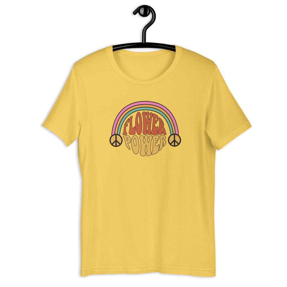 Flower Power Short-Sleeve Unisex T-Shirt - BeExtra! Apparel & More