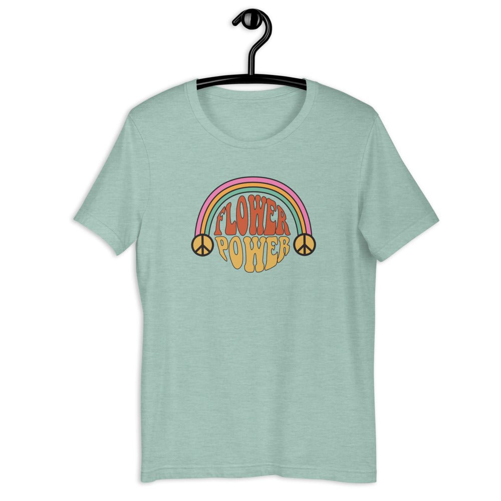 Flower Power Short-Sleeve Unisex T-Shirt - BeExtra! Apparel & More