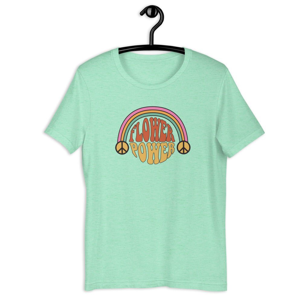 Flower Power Short-Sleeve Unisex T-Shirt - BeExtra! Apparel & More