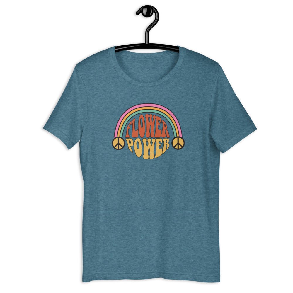 Flower Power Short-Sleeve Unisex T-Shirt - BeExtra! Apparel & More
