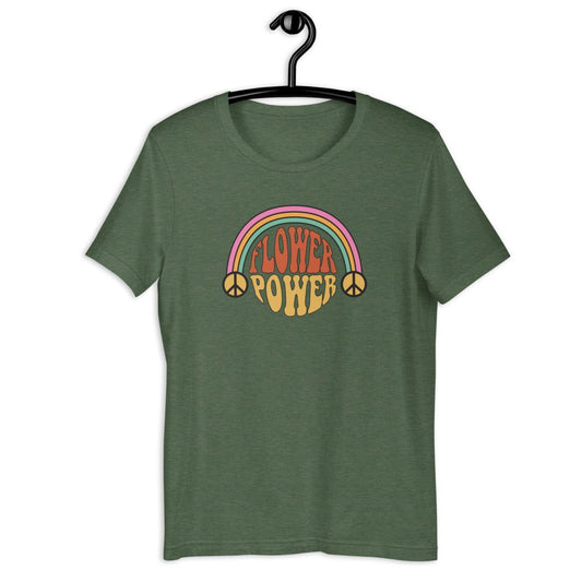 Flower Power Short-Sleeve Unisex T-Shirt - BeExtra! Apparel & More