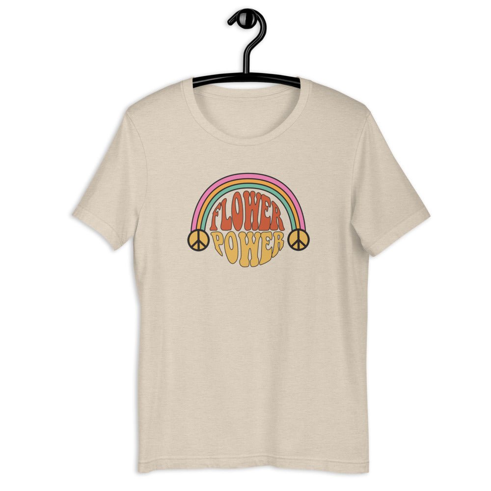 Flower Power Short-Sleeve Unisex T-Shirt - BeExtra! Apparel & More