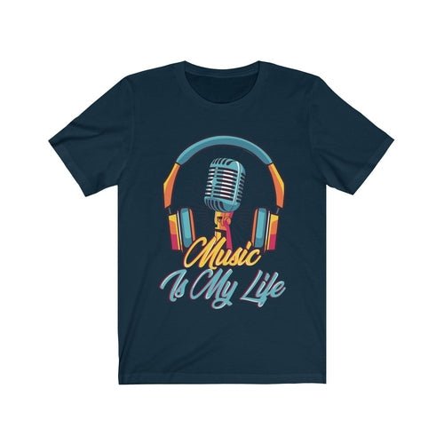 Headphone and Mic Music is my Life Unisex T-shirt - BeExtra! Apparel & More