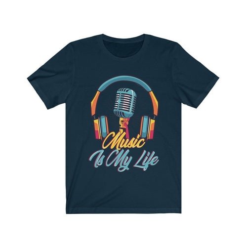 Headphone and Mic Music is my Life Unisex T-shirt - BeExtra! Apparel & More