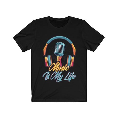 Headphone and Mic Music is my Life Unisex T-shirt - BeExtra! Apparel & More