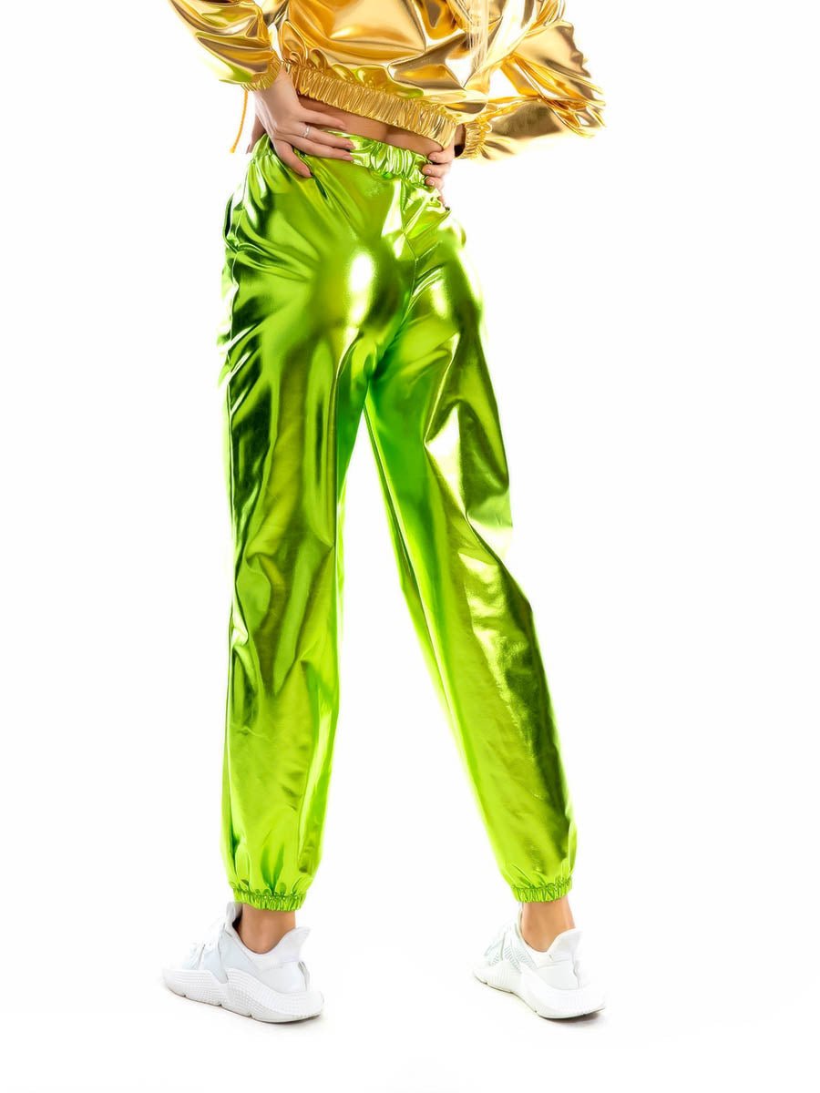 Holographic Women's Festival Rave Pants - BeExtra! Apparel & More
