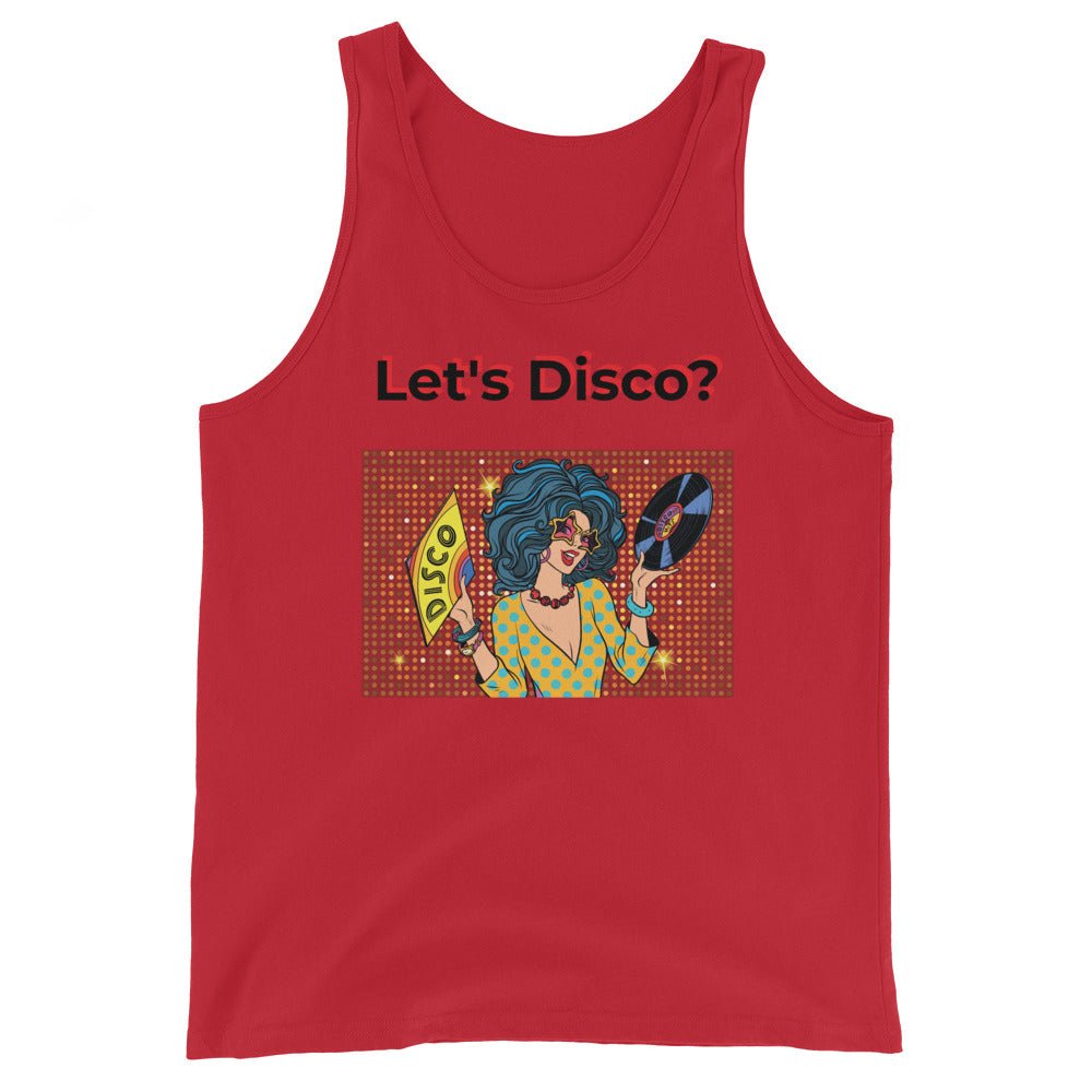 Let's Disco? Unisex Tank Top - BeExtra! Apparel & More