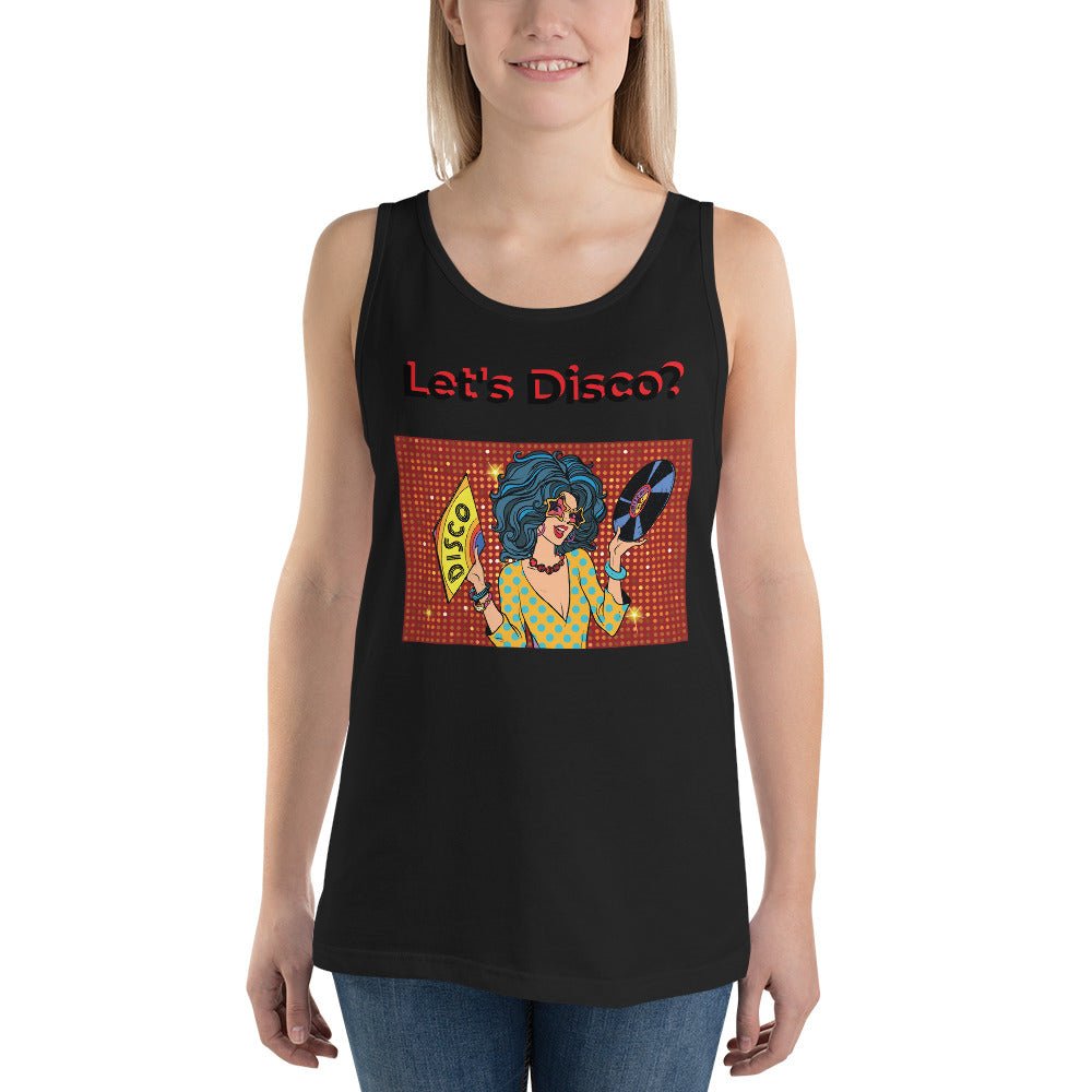 Let's Disco? Unisex Tank Top - BeExtra! Apparel & More