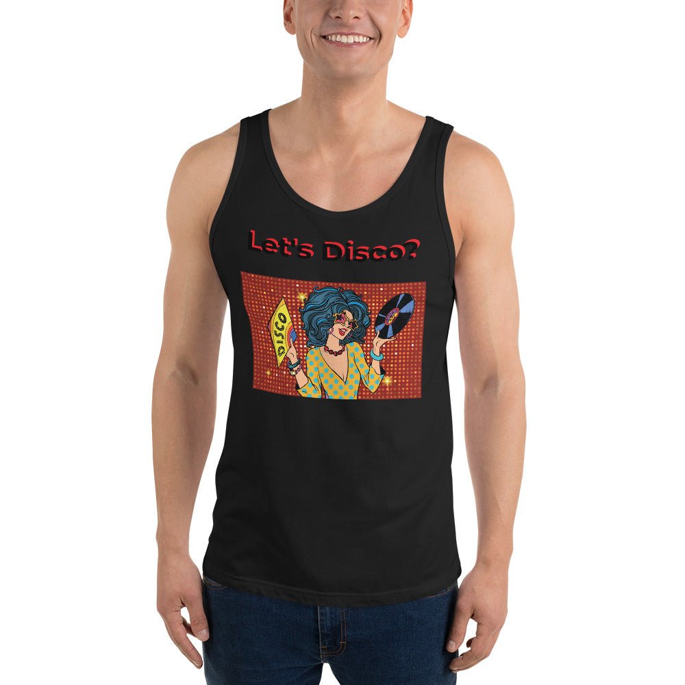Let's Disco? Unisex Tank Top - BeExtra! Apparel & More