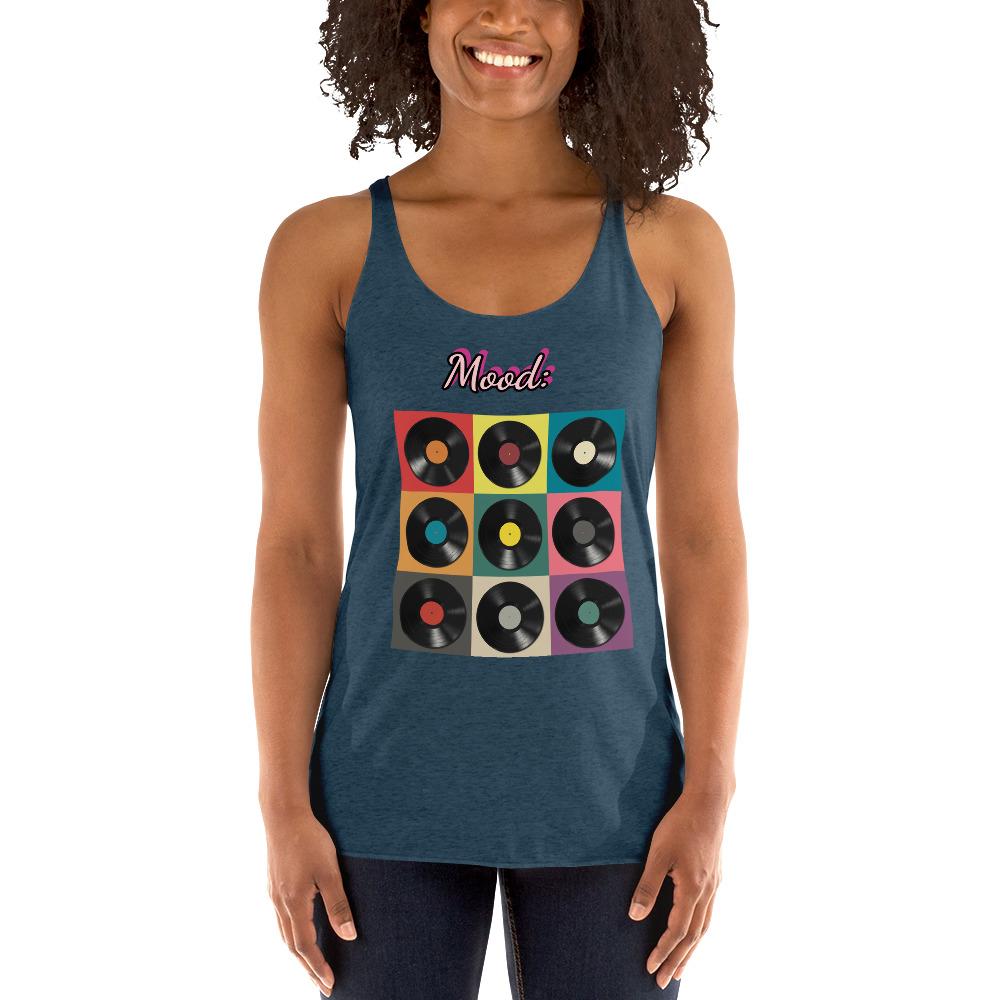 Mood Vinyls Ladies Racerback Tank Top - BeExtra! Apparel & More