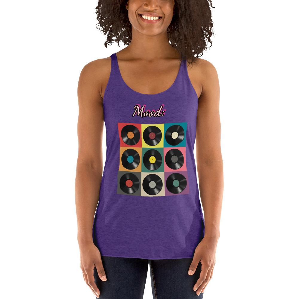 Mood Vinyls Ladies Racerback Tank Top - BeExtra! Apparel & More