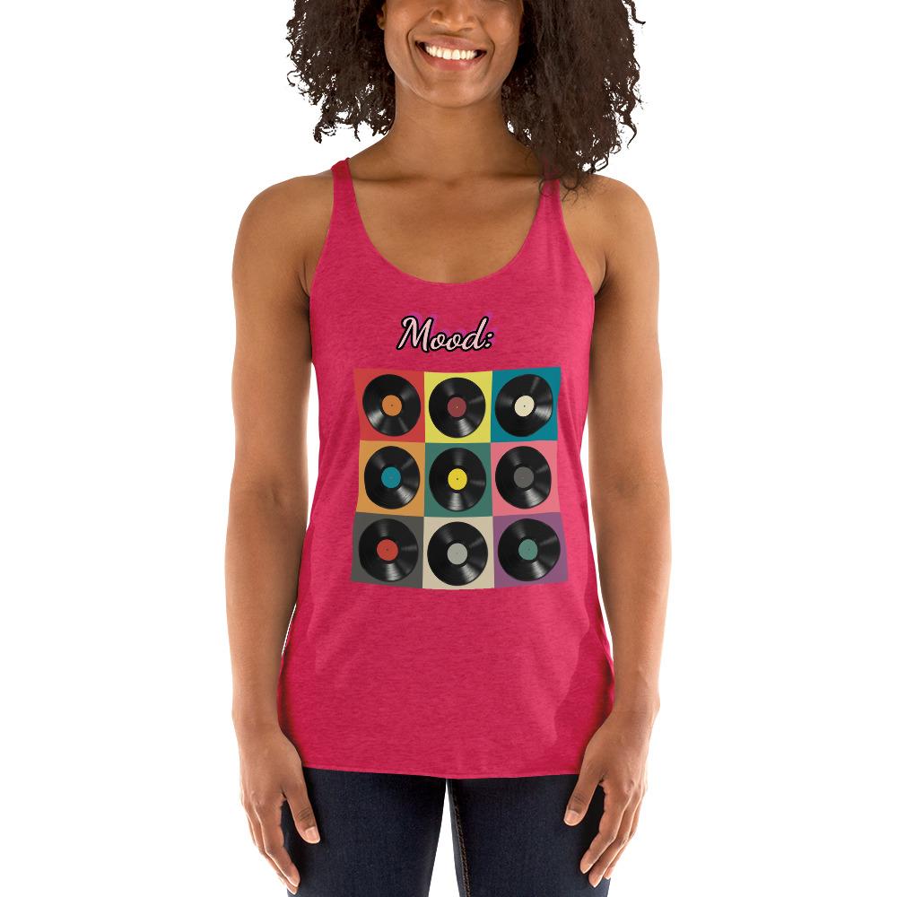 Mood Vinyls Ladies Racerback Tank Top - BeExtra! Apparel & More