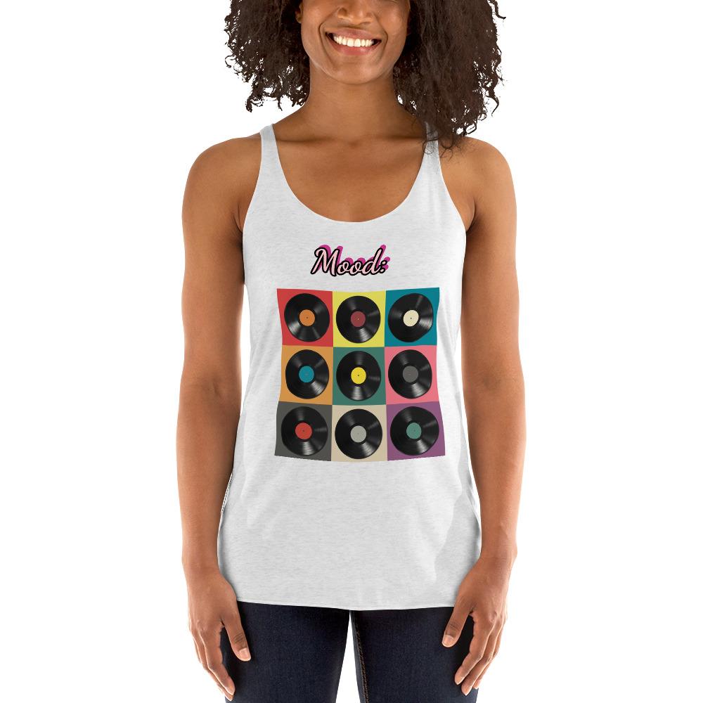 Mood Vinyls Ladies Racerback Tank Top - BeExtra! Apparel & More