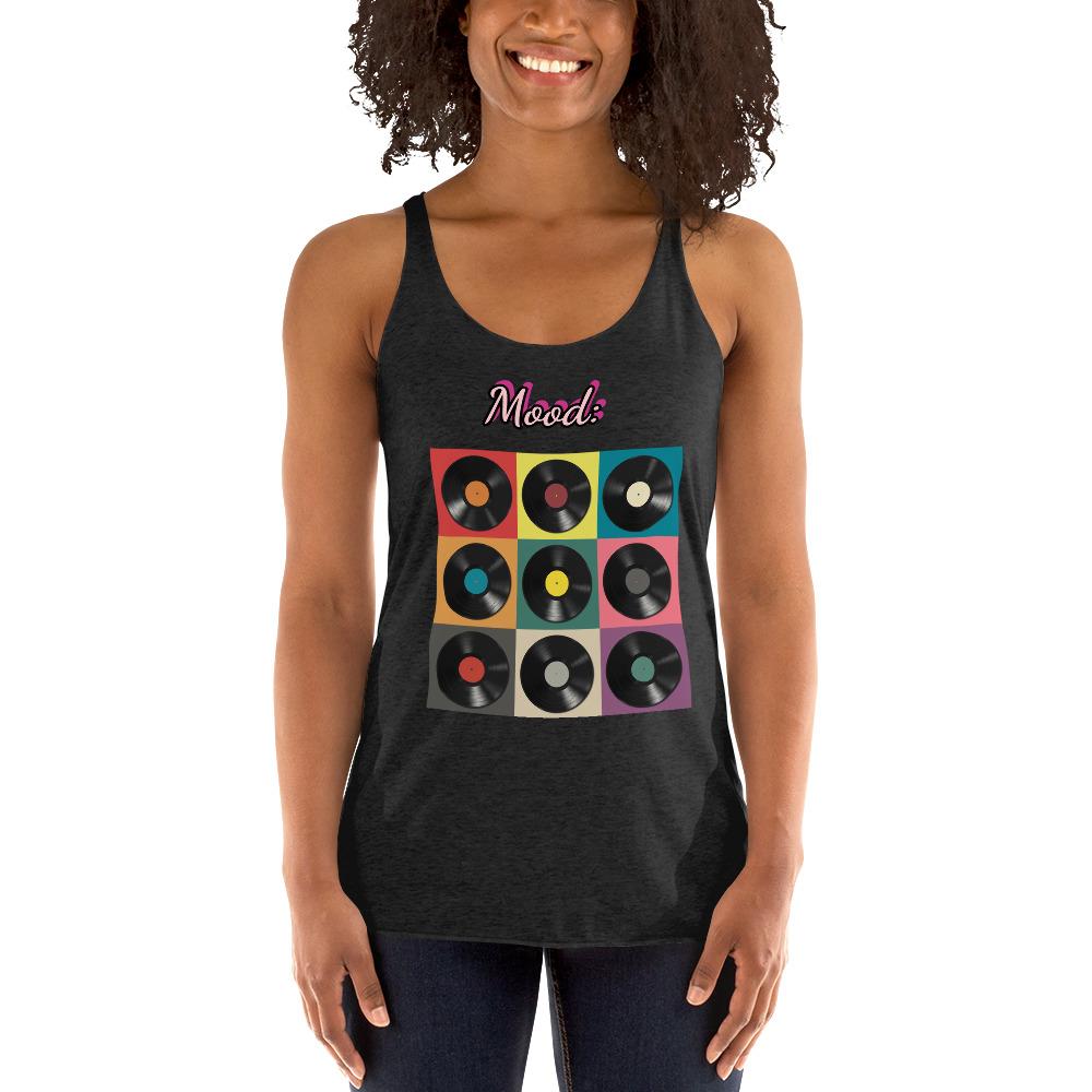 Mood Vinyls Ladies Racerback Tank Top - BeExtra! Apparel & More